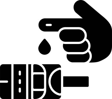 Diyabet Kabartma Çemberi Simgesi