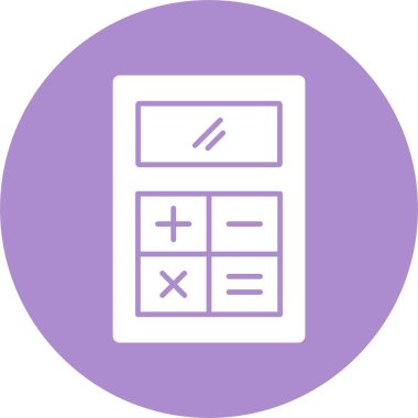 Hesaplama Kabartma Çemberi Simgesi