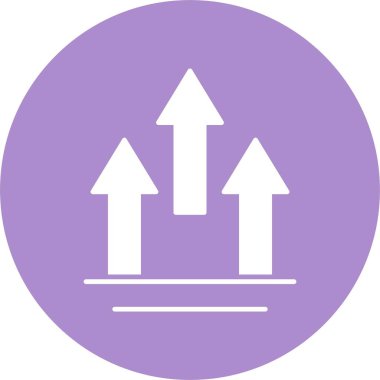 Oklar Kabartma Çemberi Simgesi