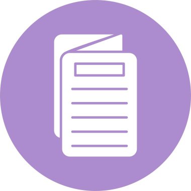 Broşür Kabartma Çemberi Simgesi