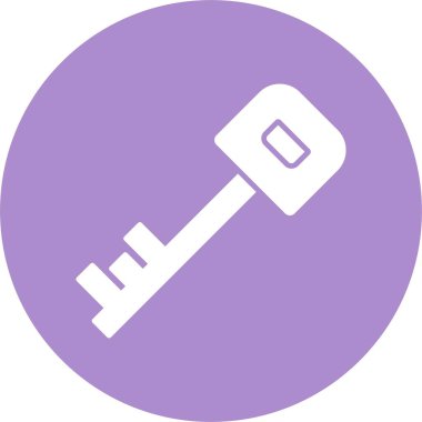 Anahtar Kabartma Çemberi Simgesi