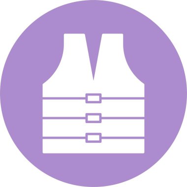 Life Jacket Kabartma Çemberi Simgesi