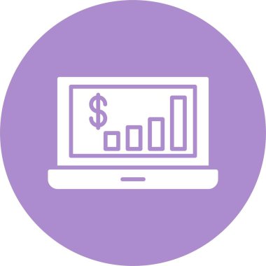 İş Büyümesi Kabartma Çemberi Simgesi