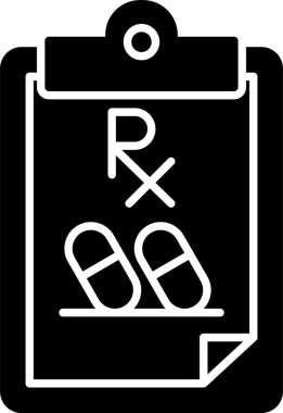 Reçete Kabartma Çemberi Simgesi