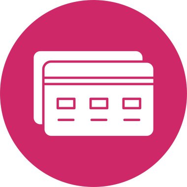 Banka Kartı Kabartma Çemberi Simgesi