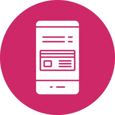 Kart Ödeme Kabartma Çemberi Simgesi