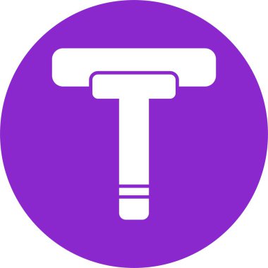 Squegee Kabartma Çemberi Simgesi