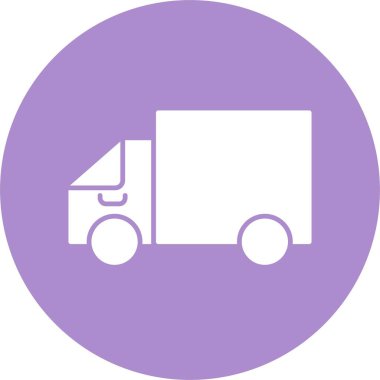 Teslimat Aracı Kabartma Çemberi Simgesi