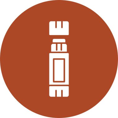 Yapıştırıcı Çubuğu Kabartma Çemberi Simgesi