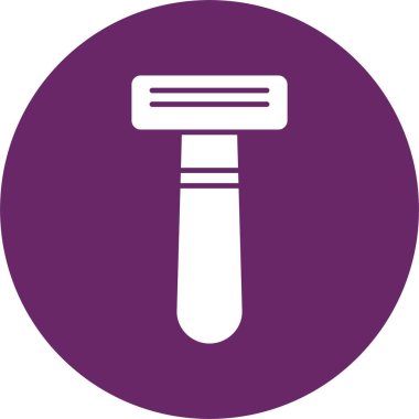 Tıraş Usturası Kabartma Çemberi Simgesi