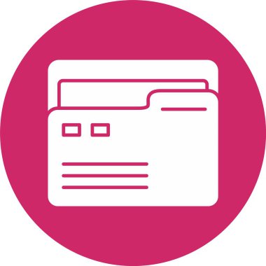 Dizin Kabartma Çemberi Simgesi