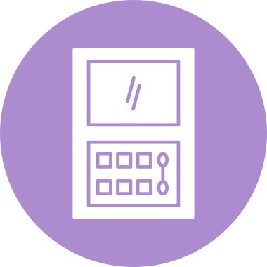 Makyaj Kit Kabartma Çemberi Simgesi