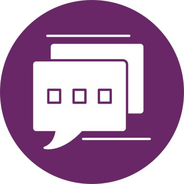 İleti Kabartma Çemberi Simgesi