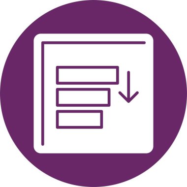 Kabartma Çemberi Simgesini Sırala