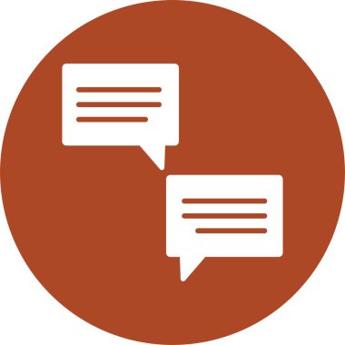 İletişim Kabartma Çemberi Simgesi