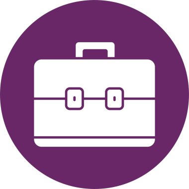 Evrak çantası Kabartma Çemberi Simgesi