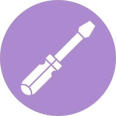 Tornavida Kabartma Çemberi Simgesi