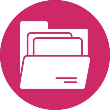 Dosya Kabartma Çemberi Simgesi