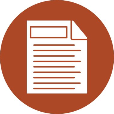 Notlar Kabartma Çemberi Simgesi