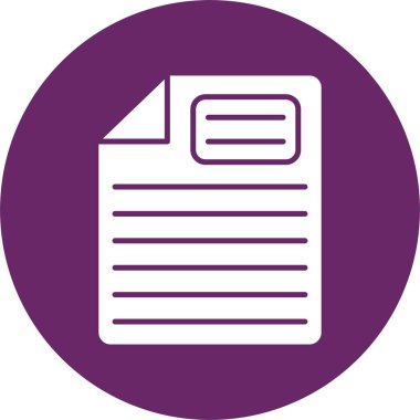 Not Kabartma Çemberi Simgesi