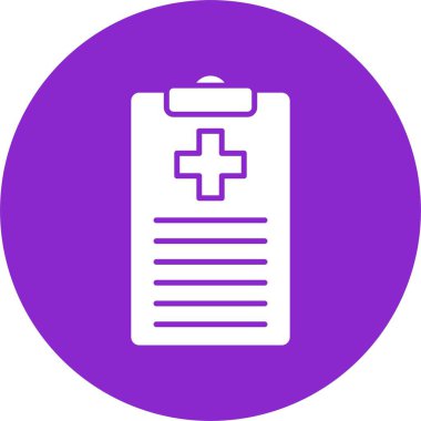 Tıbbi Grafik Kabartma Çemberi Simgesi