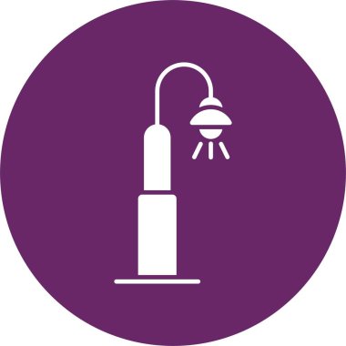 Sokak Işığı Kabartma Çemberi Simgesi