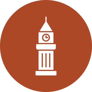 Kule Kabartma Çemberi Simgesi