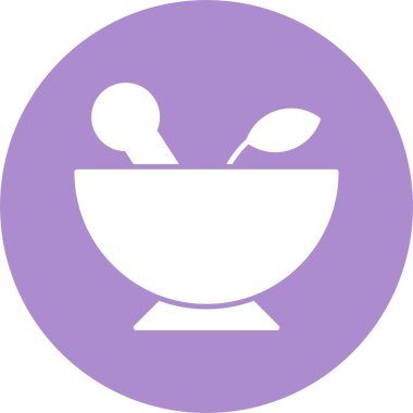 Bitkisel Tedavi Kabartma Çemberi Simgesi