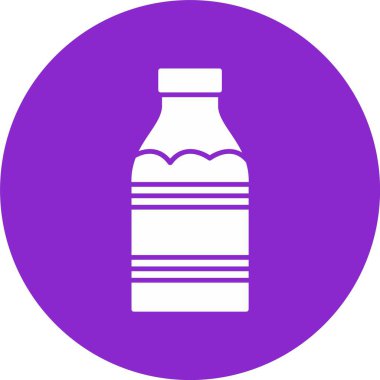 Süt Şişesi Kabartma Çemberi Simgesi