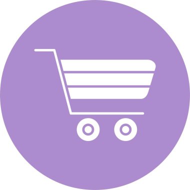 Trolley Kabartma Çemberi Simgesi