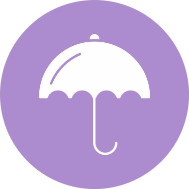 Şemsiye Kabartma Çemberi Simgesi