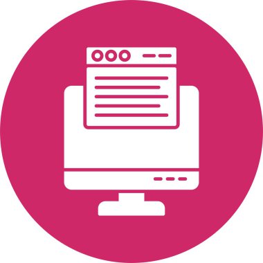 Tarayıcı Kabartma Çemberi Simgesi