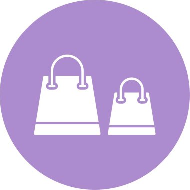 Çantalar Kabartma Çemberi Simgesi
