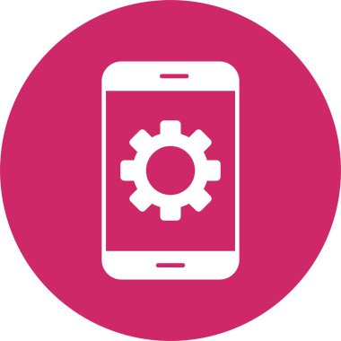 Telefon Kabartma Çemberi Simgesi