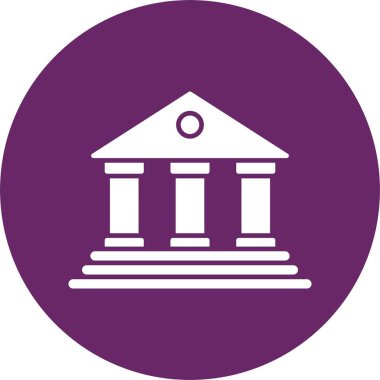 Banka Kabartma Çemberi Simgesi