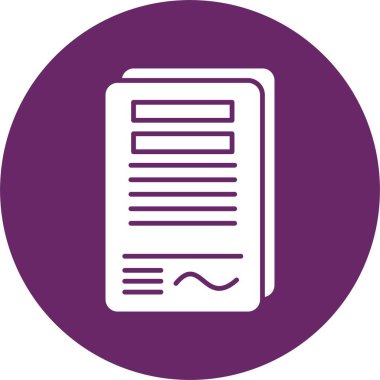 Sözleşmeli Kabartma Çemberi Simgesi