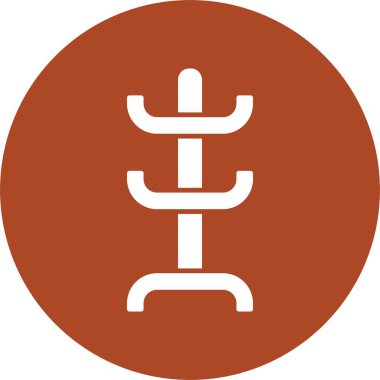 Palto Rafı Kabartma Çemberi Simgesi