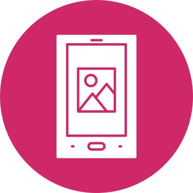 Tablet Kabartma Çemberi Simgesi