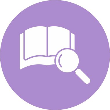 Araştırma Kabartma Çemberi Simgesi