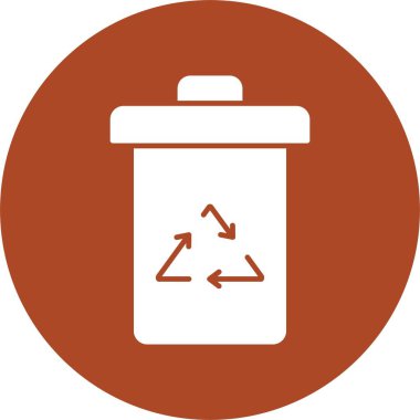 Çöp Kabartma Çemberi Simgesi