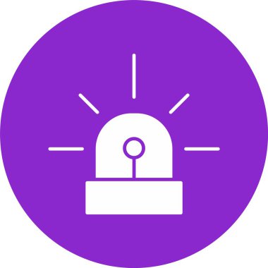 Siren Kabartma Çemberi Simgesi