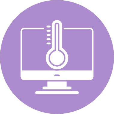 Sıcaklık Kabartma Çemberi Simgesi