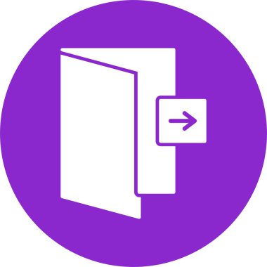 Çıkış Kabartma Çemberi Simgesi