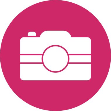 El Kamerası Kabartma Çemberi Simgesi