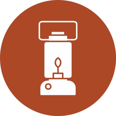 Yağ Lambası Kabartma Çemberi Simgesi