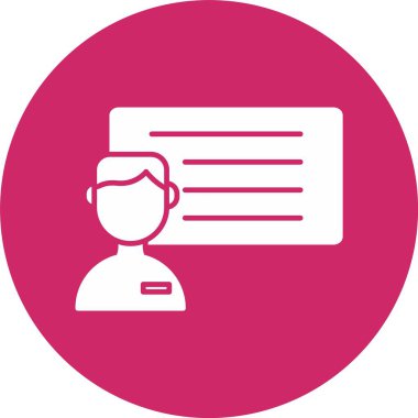 Öğretmen Kabartma Çemberi Simgesi