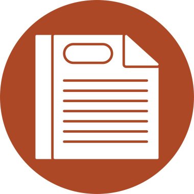 Kağıt Parçalayıcı Kabartma Çemberi Simgesi