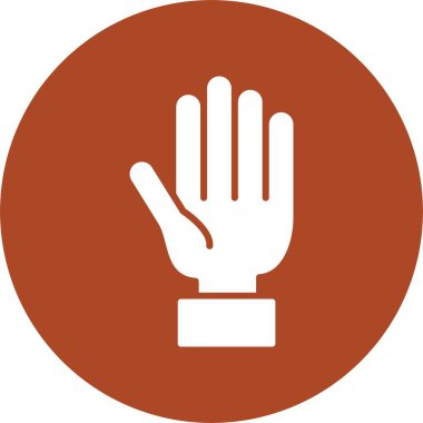 El Kabartma Çemberi Simgesi