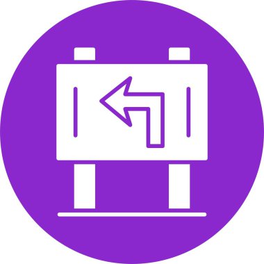 İmza Panosu Sol Kabartma Çemberi Simgesi