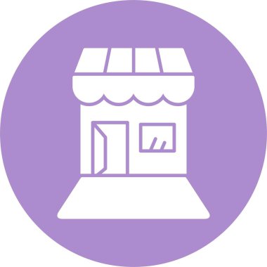 Mağaza Kabartma Çemberi Simgesi